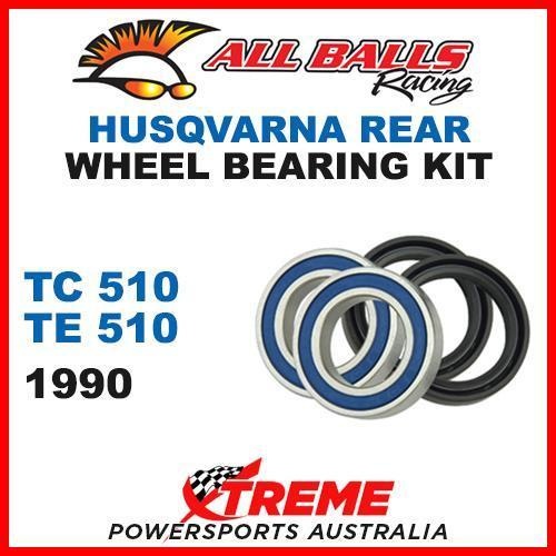 MX Rear Wheel Bearing Kit Husqvarna TC510 TE510 TC TE 510 1990, All Balls 25-1622