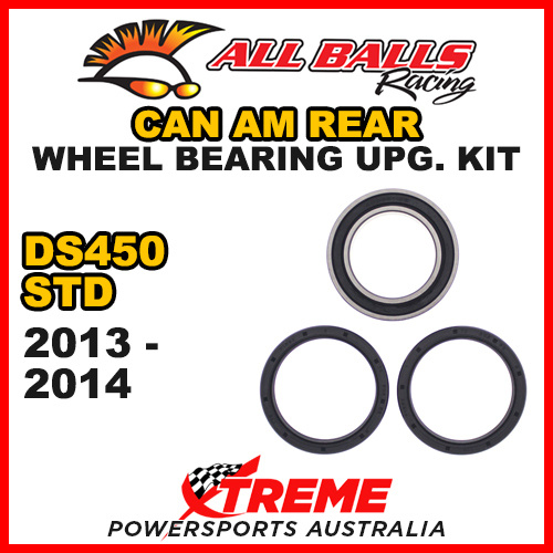 All Balls 25-1630 Can Am DS450 STD 2013-2014 Rear Wheel Bearing Upgrade Kit