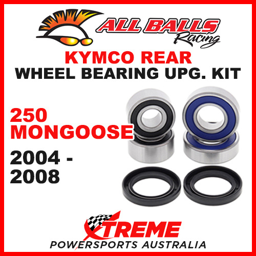 All Balls 25-1635 Kymco 250 Mongoose 2004-2008 Rear Wheel Bearing Upgrade Kit