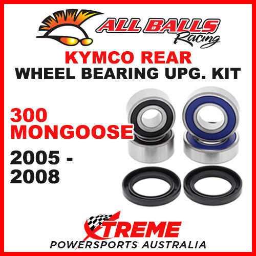 All Balls 25-1635 Kymco 300 Mongoose 2005-2008 Rear Wheel Bearing Upgrade Kit