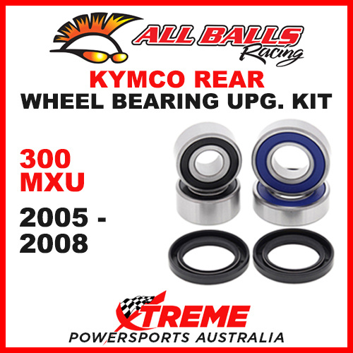 All Balls 25-1635 Kymco 300 MXU 2005-2008 Rear Wheel Bearing Upgrade Kit