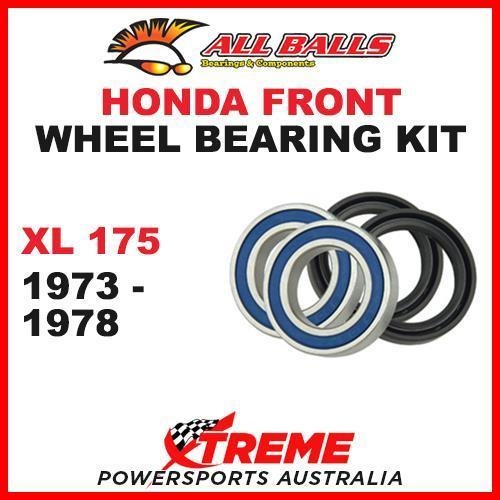 MX Front Wheel Bearing Kit Honda XL175 XL 175 1973-1978 Trail, All Balls 25-1640