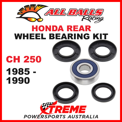 All Balls 25-1643 Honda CH250 CH 250 1985-1990 Rear Wheel Bearing Kit