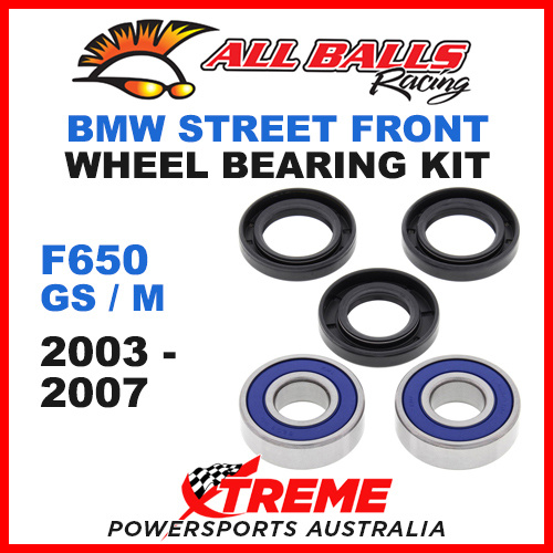 All Balls 25-1646 BMW F650GS/M F 650GS/M 2003-2007 Rear Wheel Bearing Kit