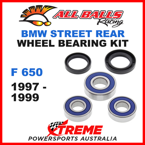 All Balls 25-1650 BMW F650 F 650 1997-1999 Rear Wheel Bearing Kit