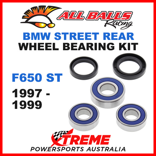 All Balls 25-1650 BMW F650ST F 650ST 1997-1999 Rear Wheel Bearing Kit