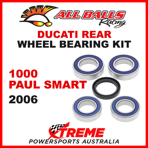 All Balls 25-1668 Ducati 1000 Paul Smart 2006 Rear Wheel Bearing Kit