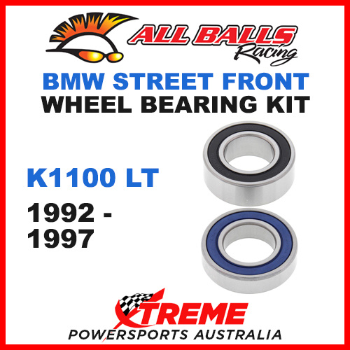 All Balls 25-1676 BMW K1100LT 1992-1997 Front Wheel Bearing Kit