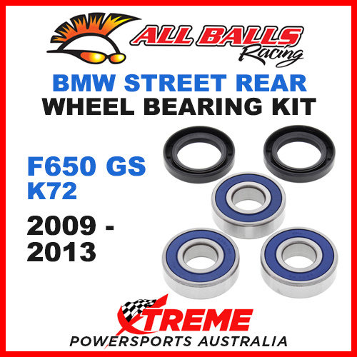 All Balls 25-1677 BMW F650GS K72 2009-2013 Rear Wheel Bearing Kit