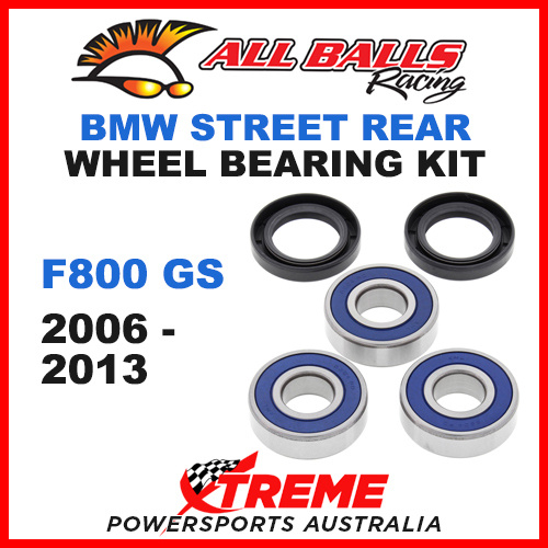 All Balls 25-1677 BMW F800GS F 800GS 2006-2013 Rear Wheel Bearing Kit