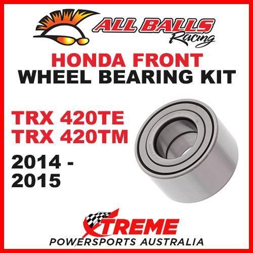 Front Wheel Bearing Kit Honda ATV TRX420TE TRX420TM 2014-2015, All Balls 25-1688