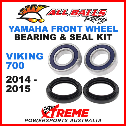 ALL BALLS 25-1693 FRONT WHEEL BEARING KIT YAMAHA YXM700 VIKING 700 2014-2015 