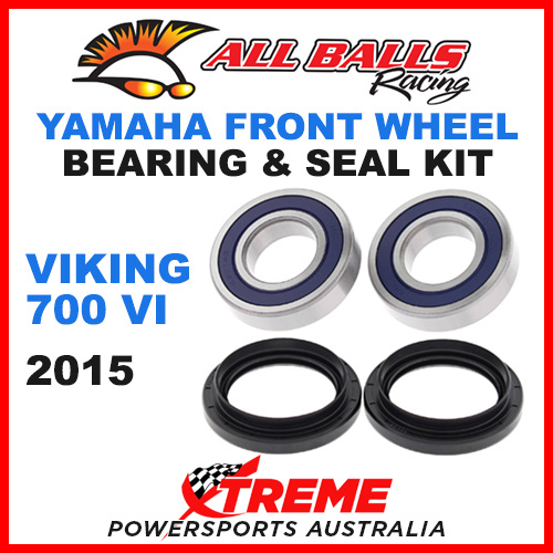 ALL BALLS 25-1693 FRONT WHEEL BEARING KIT YAMAHA YXM700 VIKING 700 VI 2015