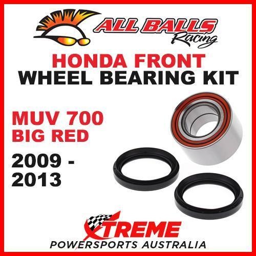 Front Wheel Bearing Kit Honda ATV MUV 700 Big RED 2009-2013 UTV, All Balls 25-1700