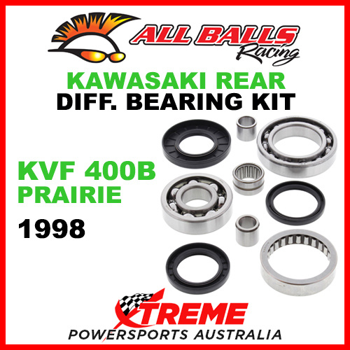 25-2021 Kawasaki KVF 400B Prairie 1998 Rear Differential Bearing Kit