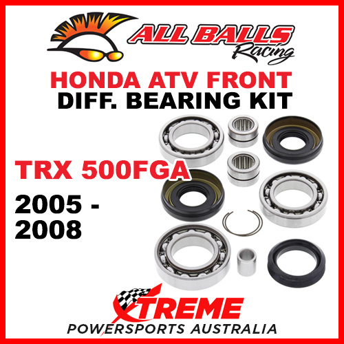 25-2060 HONDA ATV TRX 500FGA 2005-2008 FRONT DIFFERENTIAL BEARING & SEAL KIT