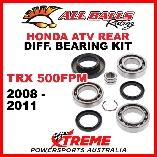 25-2061 HONDA TRX500FPM 2008-2011 ATV REAR DIFFERENTIAL BEARING & SEAL KIT