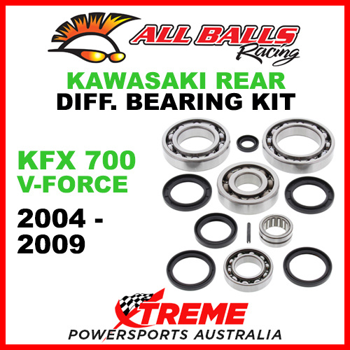 25-2062 Kawasaki KFX 700 V-Force 2004-2009 Rear Differential Bearing Kit