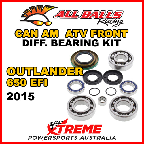 25-2069 Can Am Outlander 650 EFI 2015 ATV Front Differential Bearing Kit