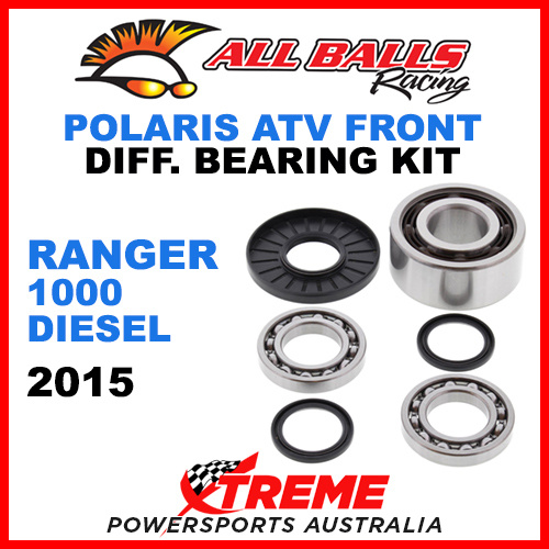 25-2075 Polaris Ranger 1000 Diesel 2015 Front Differential Bearing Kit