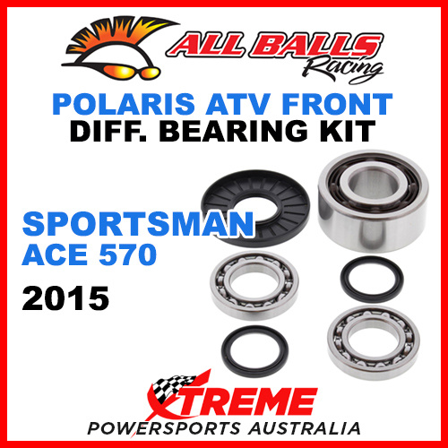 25-2075 Polaris Ranger Sportsman ACE 570 2015 Front Differential Bearing Kit