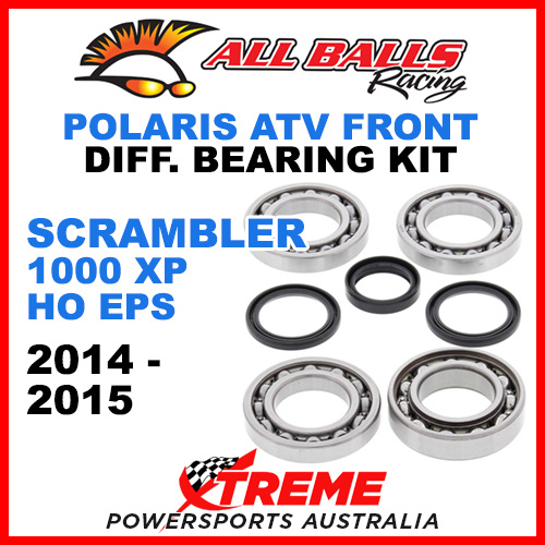 25-2076 Polaris Scrambler 1000 XP HO EPS 2014-2015 Front Differential Bearing Kit