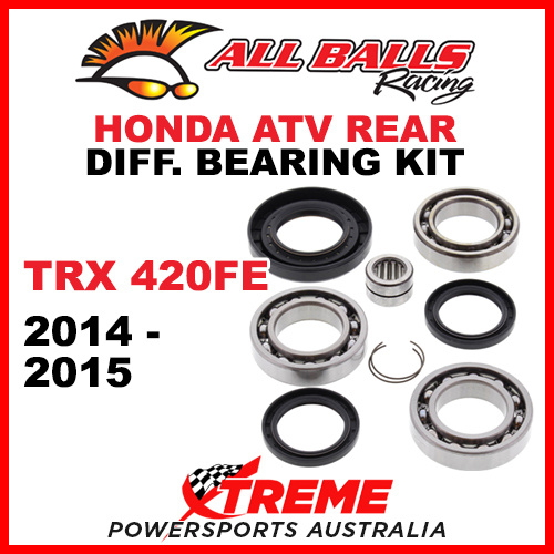 25-2079 HONDA TRX420FE 2014-2015 ATV REAR DIFFERENTIAL BEARING & SEAL KIT