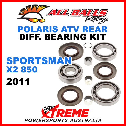 25-2080 Polaris Sportsman X2 850 2011 Rear Differential Bearing Kit