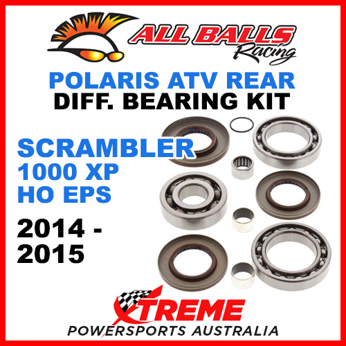 25-2080 Polaris Scrambler 1000 XP HO EPS 2014-2015 Rear Differential Bearing Kit