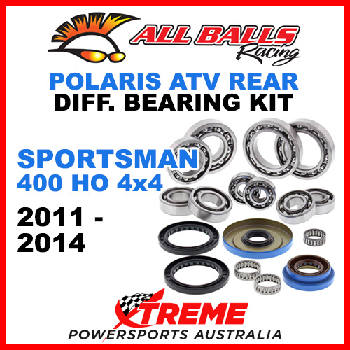 25-2087 Polaris Sportsman 400 HO 4x4 2011-2014 Rear Differential Bearing Kit