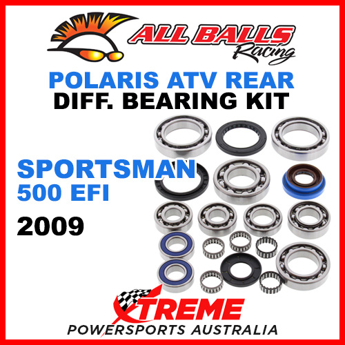 25-2089 Polaris Sportsman 500 EFI 2009 Rear Differential Bearing Kit