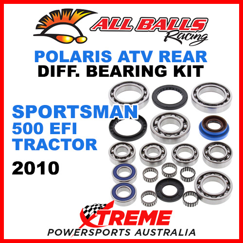 25-2089 Polaris Sportsman 500 EFI Tractor 2010 Rear Differential Bearing Kit