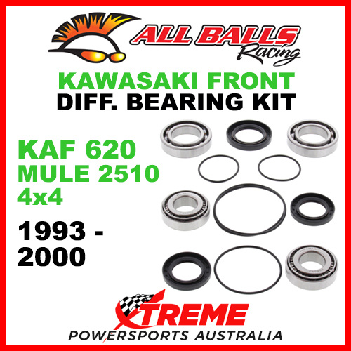 25-2093 Kawasaki KAF620 2510 Mule 4X4 1993-2000 Front Differential Bearing Kit