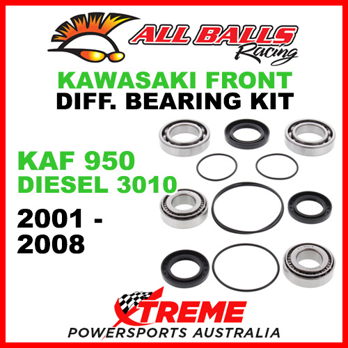 25-2093 Kawasaki KAF 950 3010 Diesel 2001-2008 Front Differential Bearing Kit