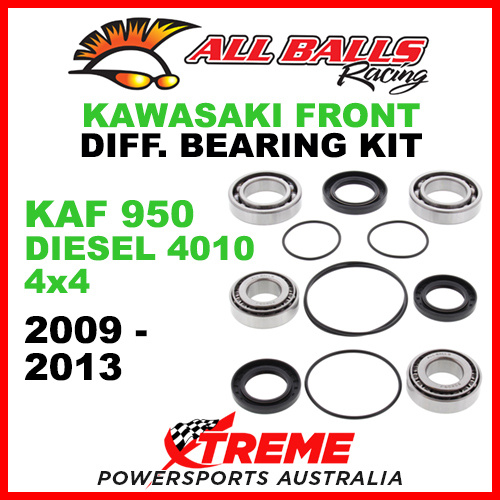 25-2093 Kawasaki KAF 950 4010 4X4 Diesel 2009-2013 Front Differential Bearing Kit