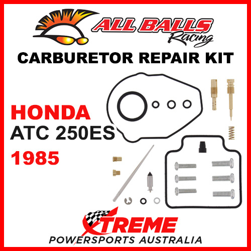 All Balls 26-1293 Honda ATC200ES ATC 200ES 1985 Carburetor Repair Kit