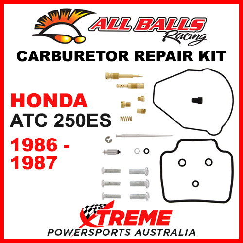 All Balls 26-1295 Honda ATC200ES ATC 200ES 1986-1987 Carburetor Repair Kit