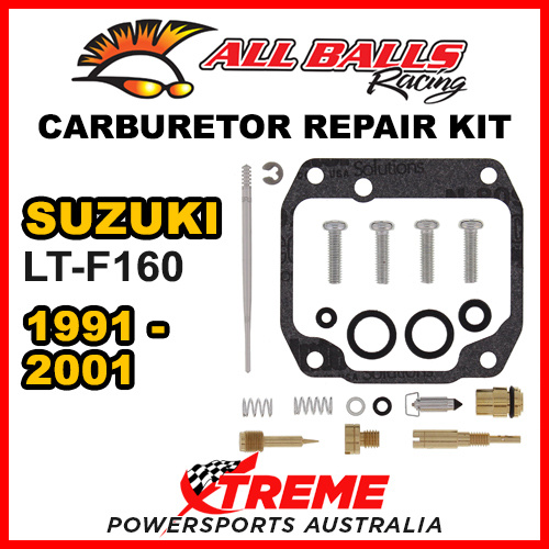 All Balls 26-1423 For Suzuki LTF160 LTF 160 1991-2001 Carburetor Repair Kit