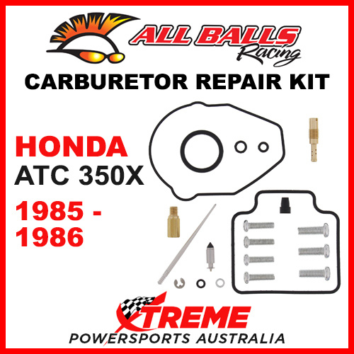 All Balls 26-1506 Honda ATC350X ATC 350X 1985-1986 Carburetor Repair Kit