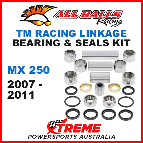 27-1163 TM Racing MX250 MX 250 2007-2011 Linkage Bearing & Seal Kit Dirt Bike