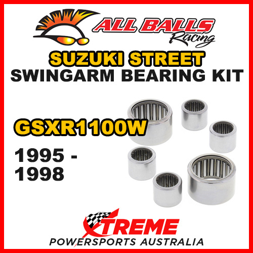 All Balls 28-0001 For Suzuki GSXR 1100W 1995-1998 Swingarm Bearing Kit