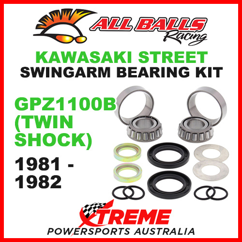 All Balls 28-1059 Kawasaki GPZ 1100B Twin Shock 1981-1982 Swingarm Bearing Kit