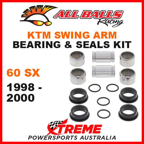 ALL BALLS 28-1129 MX SWINGARM BEARING KIT KTM 60SX 60 SX 60cc 1998-2000 OFF ROAD