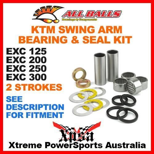 Swing Arm Bearing Kit EXC 2 Stroke 125 200 250 300 2T Enduro, All Balls 28-1168