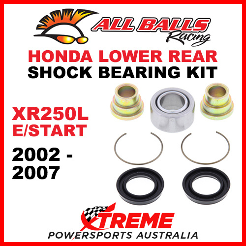 All Balls 29-1018 Honda XR250L E/Start 2002-2007 Lower Rear Shock Bearing Kit