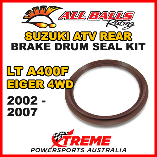 30-15801 For Suzuki ATV LTA 400F EIGER 4WD 2002-2007 REAR BRAKE DRUM SEAL KIT