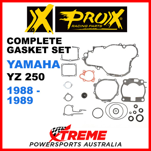 ProX Yamaha YZ250 YZ 250 1988-1989 Complete Gasket Set 34.2308