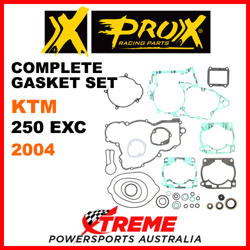 ProX KTM 250EXC 250 EXC 2004 Complete Gasket Set 34.6323