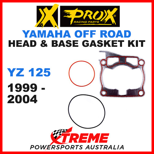 ProX Yamaha YZ125 YZ 125 1999-2004 Head & Base Gasket Kit