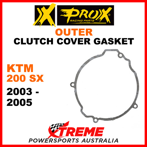 ProX KTM 200SX 200 SX 2003-2005 Outer Clutch Cover Gasket 37.19.G6218